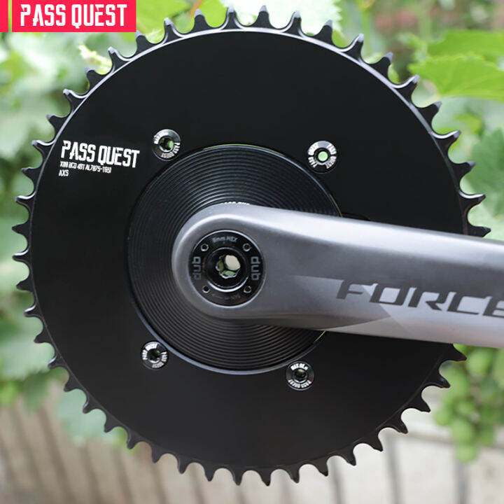 pass-quest-110bcd-flat-top-axs-chainring-แคบกว้างฟัน48t-58t-road-bike-chainwheel-ปิดแผ่นสำหรับ-sram-12spee-axs-crankset