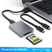 USB-C to CFexpress Card Reader USB3.1 Gen2 Type B C Adapter Support CF/NTFS/EXT4/FAT32/EXFAT Memory Card for Macbook/PC USB port