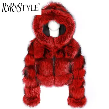 Wholesale faux hot sale fur jackets