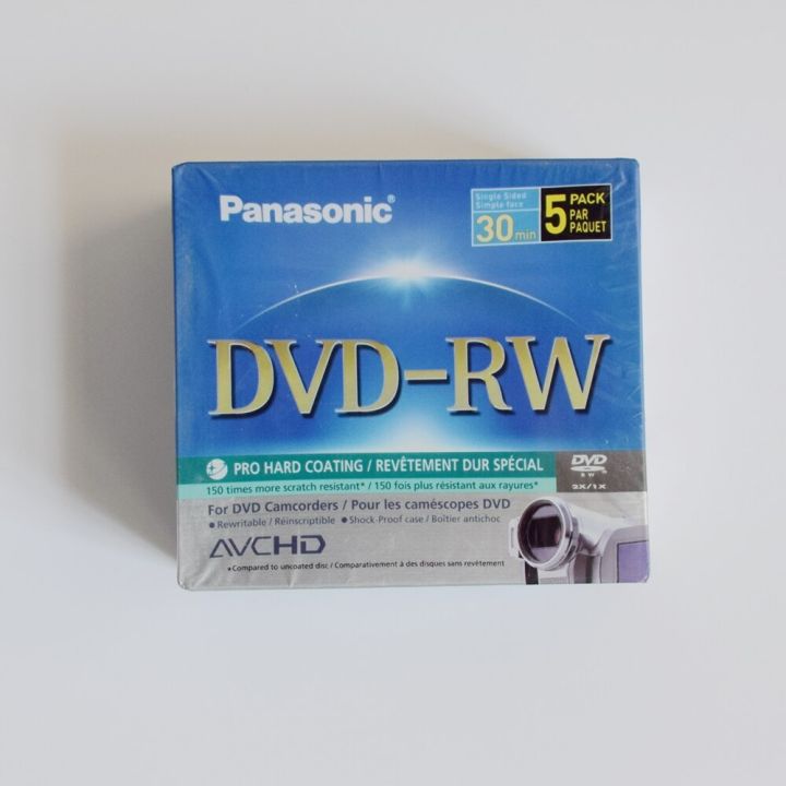 1ชิ้น-5ชิ้น-panasonic-lm-rw30u5-mini-3-8เซนติเมตร-dvd-rw-เขียนซ้ำดิสก์30นาที1-4กรัม-pro-ฮาร์ดเคลือบสำหรับกล้องวิดีโอ
