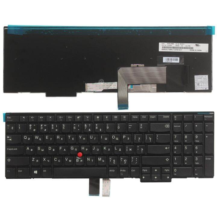 New Russian Laptop Keyboard For Lenovo Ibm Thinkpad W540 W541 W550s T540 T540p T550 L540 Edge 2292