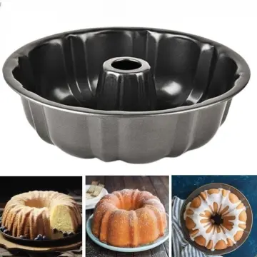 Non-Stick Carbon Steel Fluted Bundt Tube Pan K31