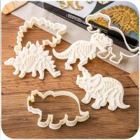 3PCS Dinosaur Shape Cookie Cutter Kids Favor Biscuit Pastry Fondant Cake DIY Mould Kitchen Bakeware