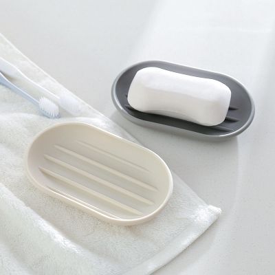 Gaya Sederhana Menguras Pemegang Kotak Sabun Aksesoris Kamar Mandi Sabun Dish Plastik 1Pcs Portable Sabun Wadah