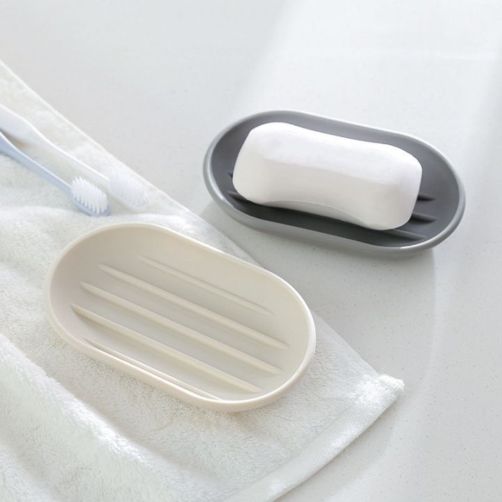 gaya-sederhana-menguras-pemegang-kotak-sabun-aksesoris-kamar-mandi-sabun-dish-plastik-1pcs-portable-sabun-wadah