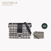 [SET] COCCINELLE ARLETTIS JACQUARD Handbag 120701 MULT.NATUR/CARA กระเป๋าถือผู้หญิง+COCCINELLE NEW BEST JACQUARD Wristlet 19A033 MULT.NATUR/CARA กระเป๋าคล้องมือผู้หญิง