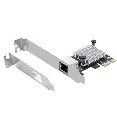 PCI Express Adapter Card Network Card Network Adapter Card 2.5Gb Gigabit PCI Express X1 RJ45 Interface 2500Mbps PCIE LAN Card RTL8125B Chip