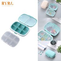 New Travel Pill Case 8-compartment Sealed Medicine Box 7 Days Weekly Medicine Tablet Dispenser Wheat Straw Container Gadgets