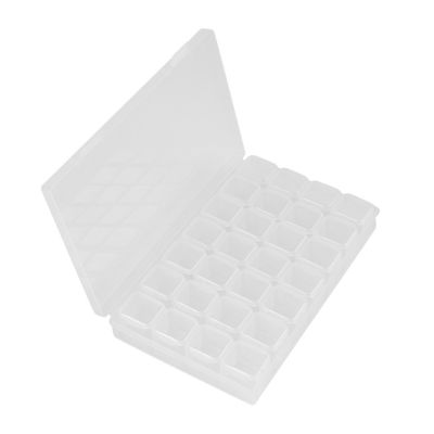 28 Slots Plastic Storage Box Diamond Painting Kits Nail Art Rhinestone Tools Beads Storage Box Case Organizer Holder
