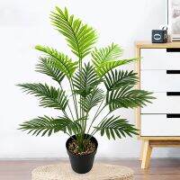 65-92cm Large Artificial Palm Tree Tropical Plants Artificial Greenery Plastic Fake Eucalyptus Monstera Home Garden Office Deco Shoes Accessories