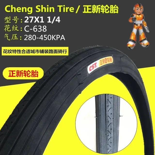 Bike Tyres 27 Inch 27x1 1/4 32630 Bicycle Tire Road Bike Tires Cycling
