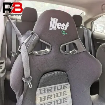 1X JDM RECARO BRIDE Racing Tuning Pad Head Rest Lumbar pad Cushion Bucket  Seat