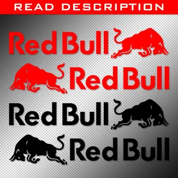 redbull logo stickers for cars and bikes  Logo sticker, Custom vinyl  decal, Red bull
