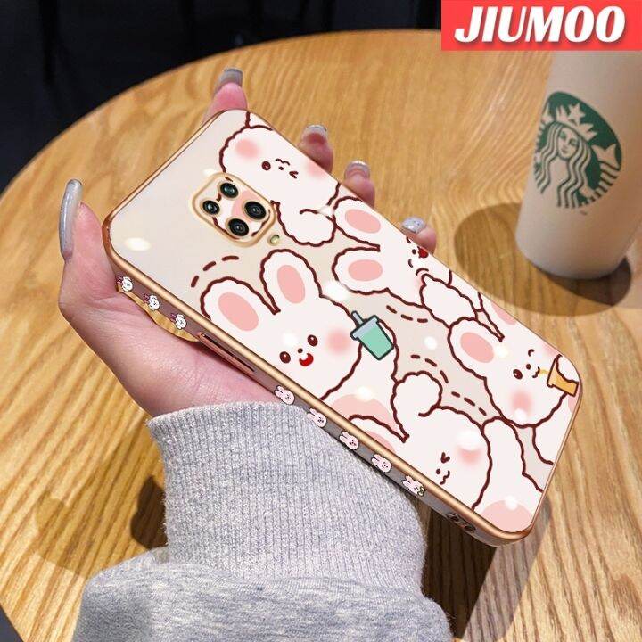 เคส-jiumoo-สำหรับ-xiaomi-mi-poco-m2-pro-redmi-note-9s-note-9s-pro-เคสการ์ตูนน่ารักลายกระต่ายดีไซน์ใหม่เครื่องดื่มสุดหรูเคสโทรศัพท์เคสซิลิโคนแบบนิ่มเคสกันกระแทกป้องกันคลุมทั้งหมดเลนส์กล้องถ่ายรูป