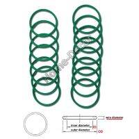 ▥♝♀ 10pcs Heat Oil Resistant 3.5 mm (Wire Diameter) FKM Fluorine O-Ring Rubber Sealing Ring O.D 10-55mm for Oil sealing Waterproof