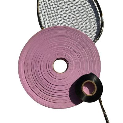 1 Reel 50M Dry feel tennis grip,Long badminton tennis racket overgrips ,fishing rode hand grip smooth racket hand wrap