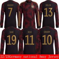 Top-quality Plus 22/23 World Cup Germany Away Football Jersey Long Sleeve Tshirts Reus Havertz Muller Gnabry Sane Tee