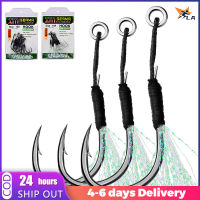 10Pcs Lure Barbed ตะขอตกปลา11-13-15-16-17-18-19 # ตกปลาทะเล Fishhook Feather Fishing Tackle อุปกรณ์เสริม