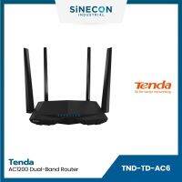 Tenda เทนด้า รุ่น TD-AC6 เร้าเตอร์ AC1200 Dual Band Router