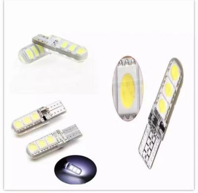 T10 W5W 6 SMD CANBUS 5050 Car Interior Led Lights DC 12V Waterproof No Warning Error Free Lamps-2PCS