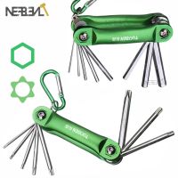 Folding Hexagonal Wrench Set Metal Chave Torx Allen Key Hex Screwdriver Wrenches Hand Tool Portable Llave Hexagon Spanner