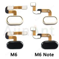 ปุ่มส่งคืนลายนิ้วมือคีย์บ้านดั้งเดิม Touch ID Sensor Flex Cable สําหรับ Meizu M6 Note Home Fingerprint Flex