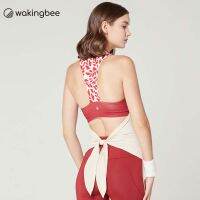 Wakingbee x Asava Bow Bratop (Velvet) 2-in-1 สปอร์ตบรา พร้อมเสื้อคลุม ถอดได้ ใส่ได้สองแบบ มีโบว์ผูก