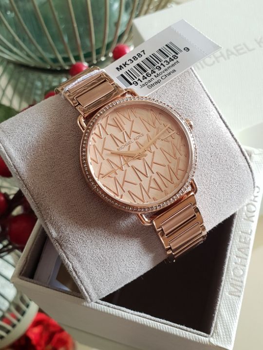 Michael kors clearance portia rose gold