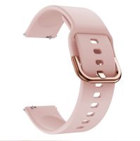 Universal 18mm 20mm 22mm Watchband Silicone Brecelet for Smartwatch Soft Rubber Band Strap Wrist Loop Girls Women Men Pipe Fittings  Accessories