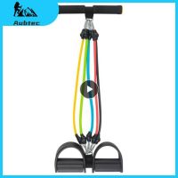 【CC】 New 5 Tubes Tension Rope Durable Foot Pedal Exercise Pull Resistance Bands Trainer Abdomen Training Device