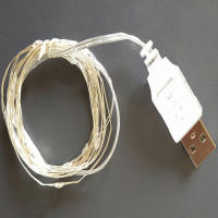 Snoopy 2M 20Led 3M 30Led USB ดำเนินการ MINI LED copper Wire String Fairy Lights LED