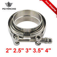 2 "2.5" 3 "3.5" 4 "รถรถจักรยานยนต์สแตนเลสหน้าแปลน V Band Exhaust Clamp V-Band 1.5 2 2.5 3 3.5 4นิ้ว Vband Clamps