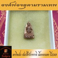 พระแท้ เหรียญเตารีดเล็ก องค์พ่อจตุคามรามเทพ วัดพระมหาธาตุวรมหาวิหาร นครศรีธรรมราช ปี2549 รุ่นสมบัติจักรพรรดิ เนื้อทองแดง ประกัน ศุขพระ HappyAmulet Sukpra