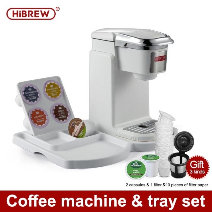 hibrew-household-coffee-maker-mini-single-serve-k-cup-pod-coffee-brewer-for-pods-grounds-amp-loose-leaf-tea-with-reusable-filter-blackwhite
