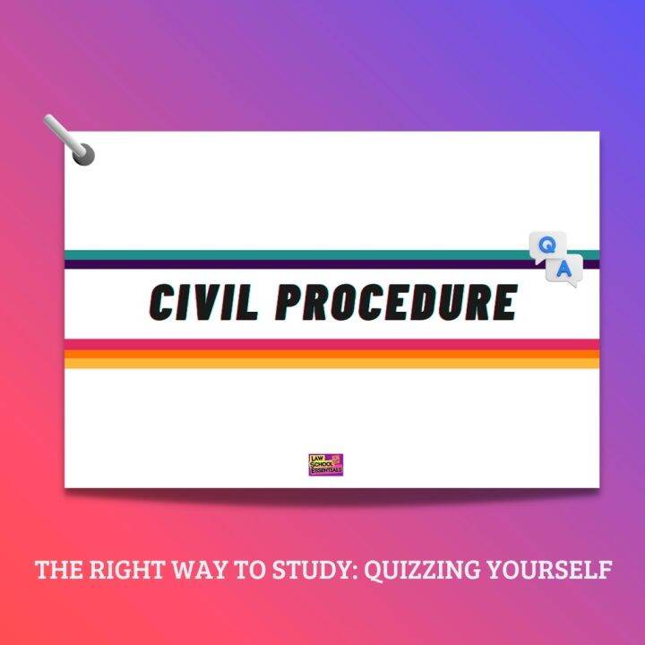 Civil Procedure (Quiz Cards Reviewer) Lazada PH