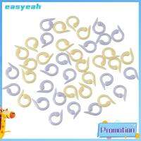 EASYEAH สีเหลืองสีม่วง ที่ปักเคาน์เตอร์ พลาสติกทำจากพลาสติก สีผสมกัน มาร์กเกอร์ทำเอง เครื่องมือถักคลิป อุปกรณ์เครื่องประดับอัญมณี