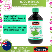 Nước diệp lục hỗ trợ thanh lọc