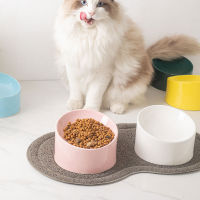 15° Tilt Protects The Cervical Spine Ceram Bowl Shelf Ceramic Cat Feeding And Drinking Bowls For Dogs Cats Bowls Supplie