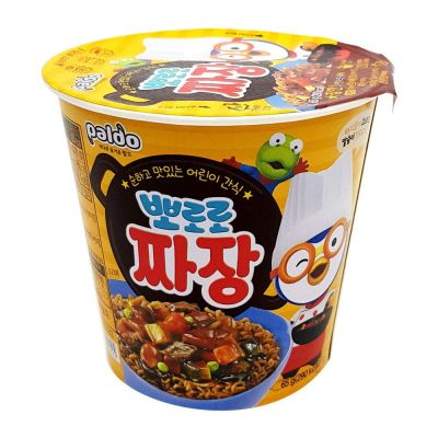 มาม่าเกาหลี จาจังสำหรับเด็ก จาจังอาหารเกาหลี paldo pororo jajang cup 65g