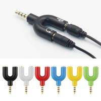 Y 3.5mm 1 Male To Dual 2 Female Stereo Audio Adapter Headset Phone Microphone Headphone Mic Jack