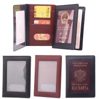 Clear Card ID Holder Case Transparent Russia Business Case Passport Cover for Travel Passport Bags