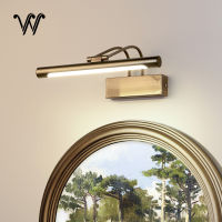 Modern Led Wall Lamp 8W 30cm AC90-260V Wall Mounted Wall Light Fixture Bathroom Mirror Light Sconce Black Copper