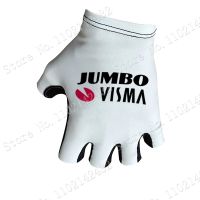 hotx【DT】 2023 Visma Cycling Gloves Men Gel Half Size M-XL Guante Ciclismo Gant cyclisme