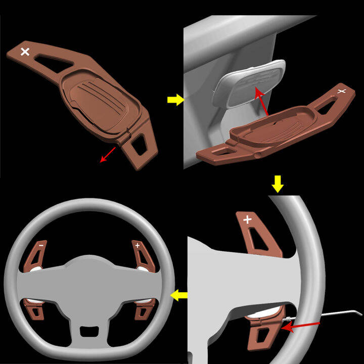 สำหรับ-cupra-ateca-formentor-leon-e-hybrid-2021-2022-2023พวงมาลัยรถ-shift-paddle-gear-dsg-extension-จัดแต่งทรงผม-accessorie