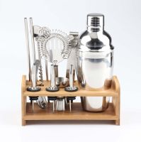 350ML 750ml Stainless Steel Cocktail Shaker Mixer Drink Bartender Browser Kit Bars Set Tools Wine Rack Stand Juego De Bartender