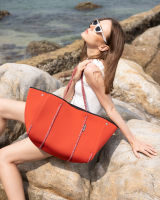 URBAN ACTIVE Signature Tote bag "Fired red" color