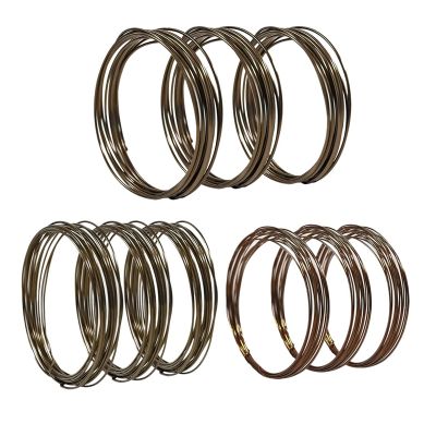 Bonsai Wire Kit- 9 Roll Anodized Aluminum Tree Training Wires in 3 Size for Shaping Styling Indoor Bonsai Trees