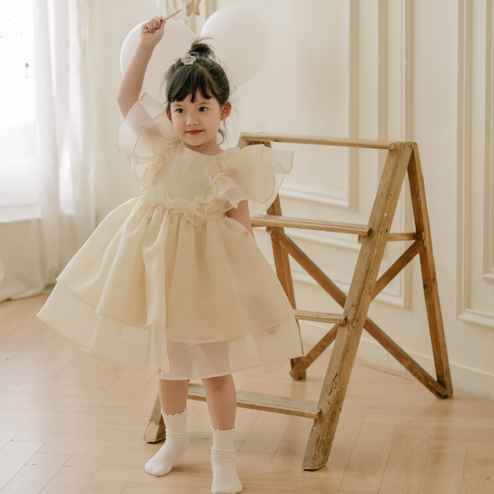 Váy cho bé Sora.bébé Clarina Dress chất liệu organza cao cấp lót ...