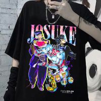 ราคาถูกGILDAN 【เสื้อยืดพลัสไซซ์】เสื้อยืดผ้าฝ้าย 100% พิมพ์ลายอนิเมะ Josuke Higashikata Jojo Bizarre Adventure Diamond สไตล์ญี่ปุ่น ฮาราจูกุ สตรีท สําหรับผู้ชาย และผู้หญิงS-5XL