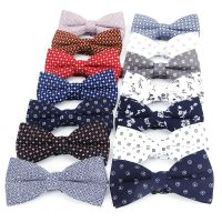 Brand New Mens Vintage Bow Tie Flexible Bowtie Smooth Necktie Soft Dot Plaid Flower Butterfly Decorative Pattern Casual BowTies